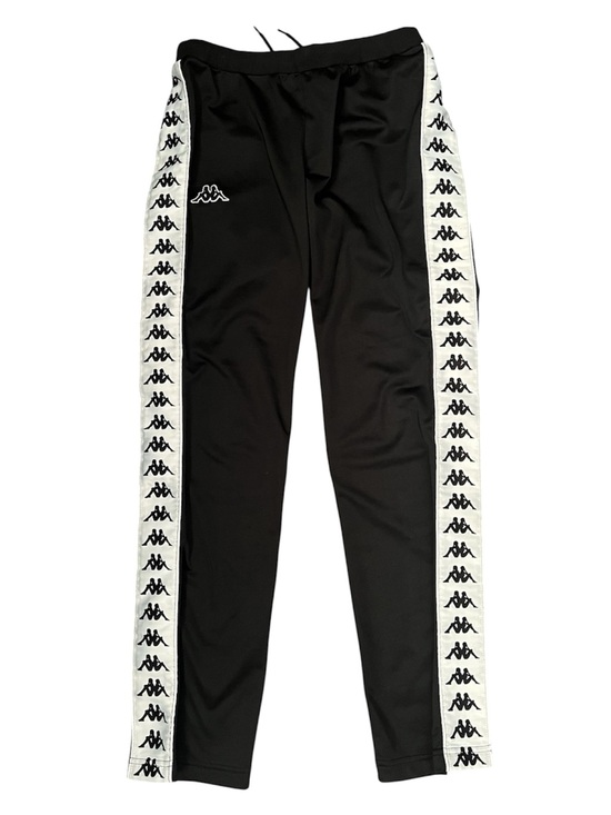 Kappa Pants - Kappa Womens Logo Track Pants Black White